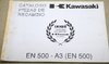 Libro Kawasaki piezas de recambio EN 500